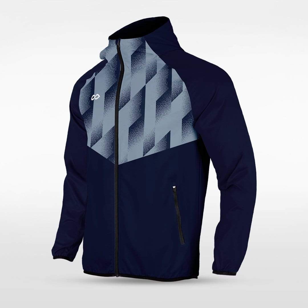 Navy Light Speed Full-Zip Jacket Custom 