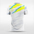Customized Fluorescent Yellow Soccer Jersey Design