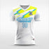 Customized Fluorescent Yellow Soccer Jersey Design