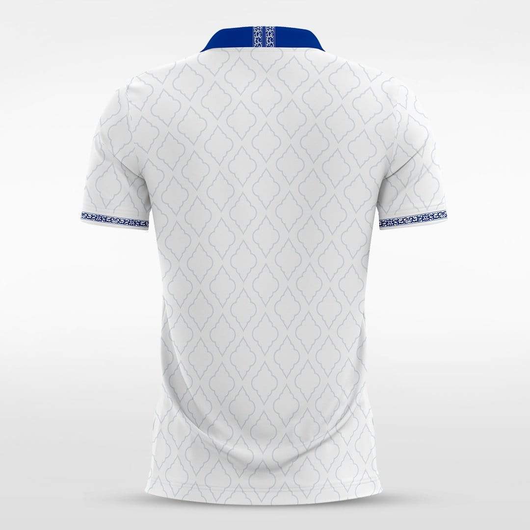 White Custom Soccer Uniform