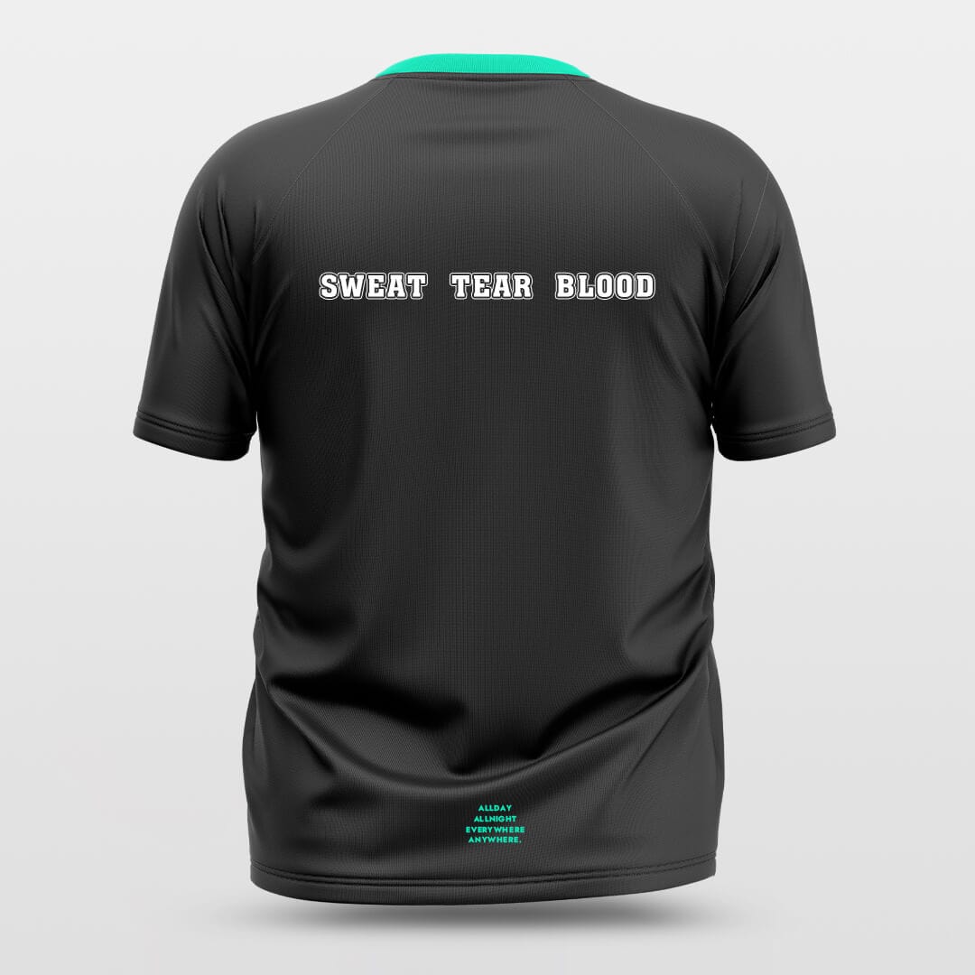 Black Jersey Short Sleeve Online