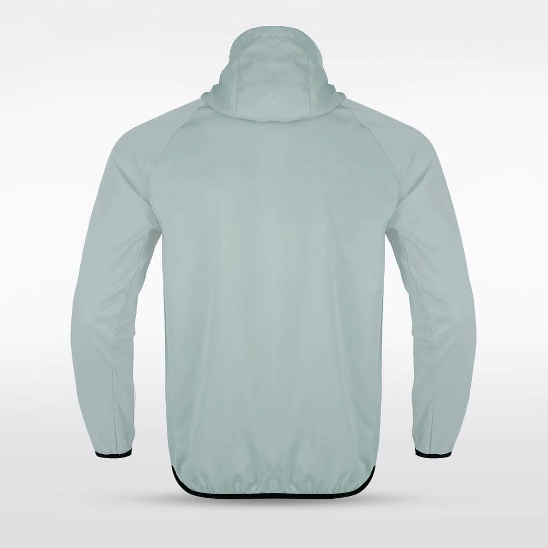 Grey Light Speed Full-Zip Jacket Design
