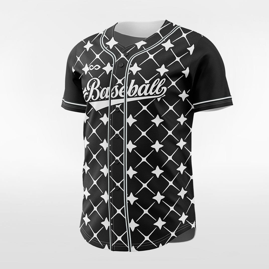 Walk Of Fame Customized Button Down Baseball Jersey