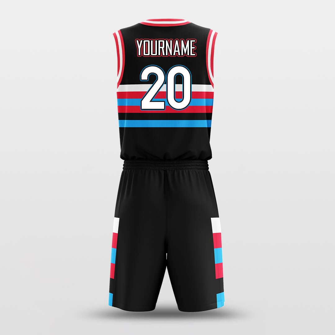 Pixel Mountain basketball jersey set
