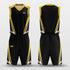 black custom basketball jersey