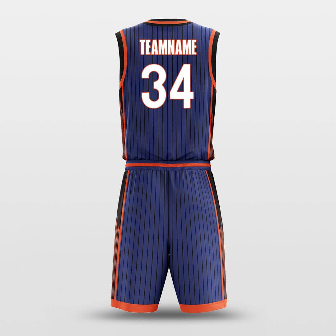 blue custom basketball jersey