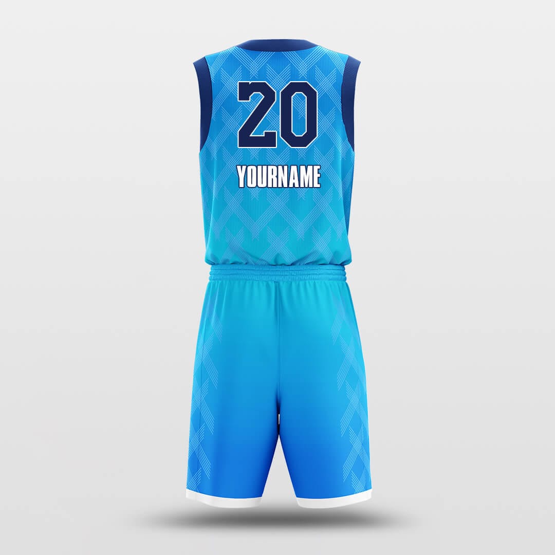blue jersey set