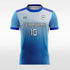 blue soccer jerseys for women