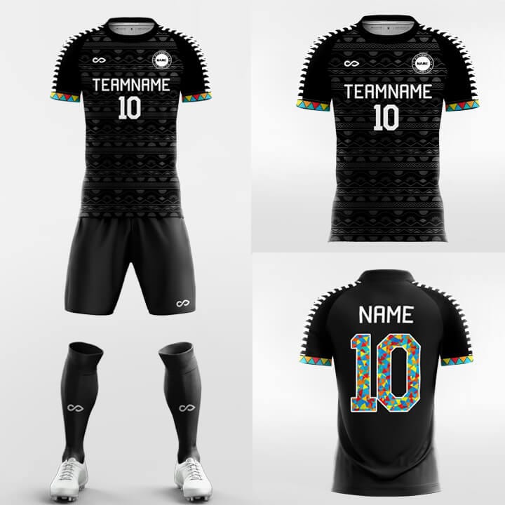 short sleeve soccer jersey kit