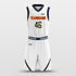 white basektball jersey