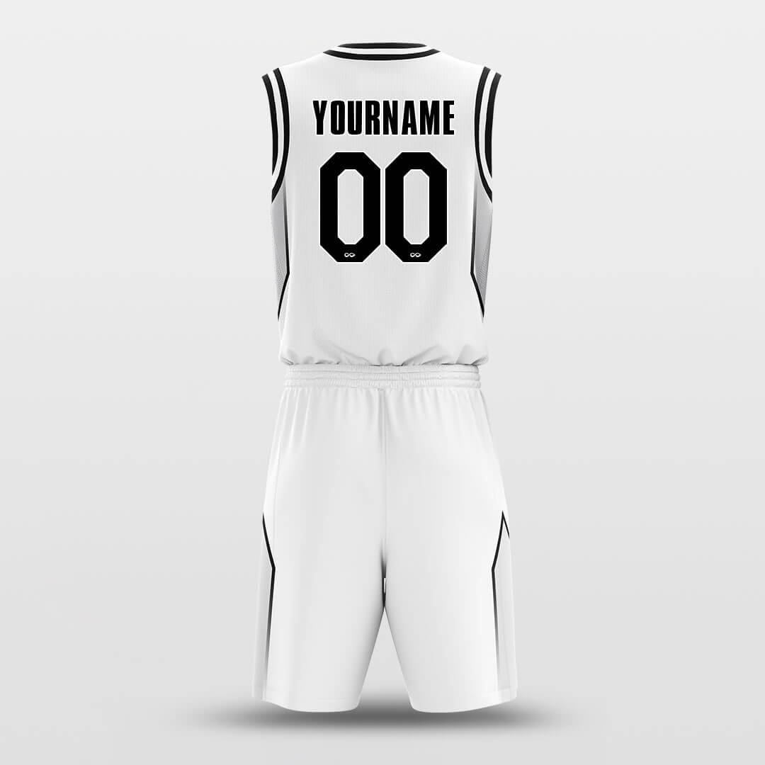 white sublimated basketball jersey